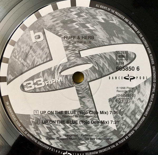 Huff & Herb : Up On The Blue (12")