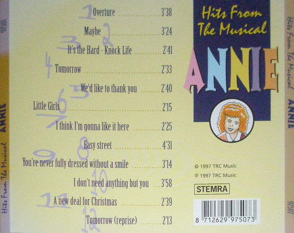 Various : Hits From The Musical Annie (CD, Album)