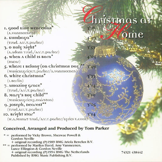 New London Chorale / Arranged And Produced By Tom Parker : Christmas At Home (CD, Comp)