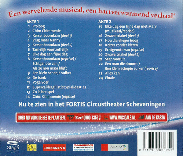 Nederlandse Cast "Mary Poppins" : Mary Poppins (Het Nederlandse Castalbum) (CD, Album)