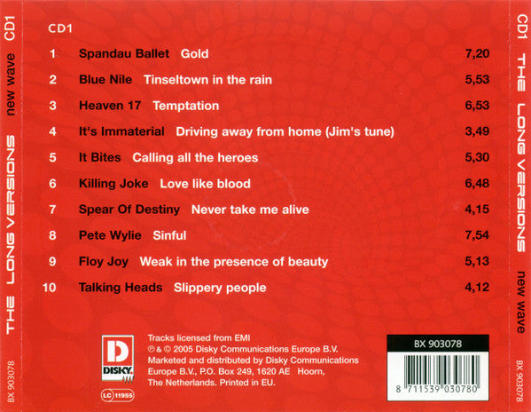 Various : The Long Versions - New Wave (3xCD, Comp)
