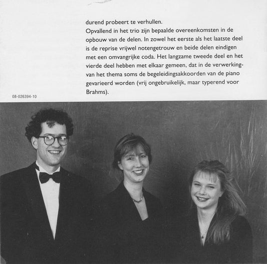 Osiris Trio : Johannes Brahms, Felix Mendelssohn-Bartholdy (CD, Album)
