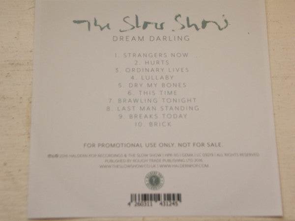The Slow Show : Dream Darling (CDr, Album, Promo)