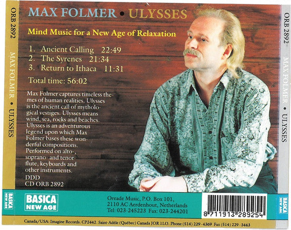 Max Folmer : Ulysses (CD, Album)