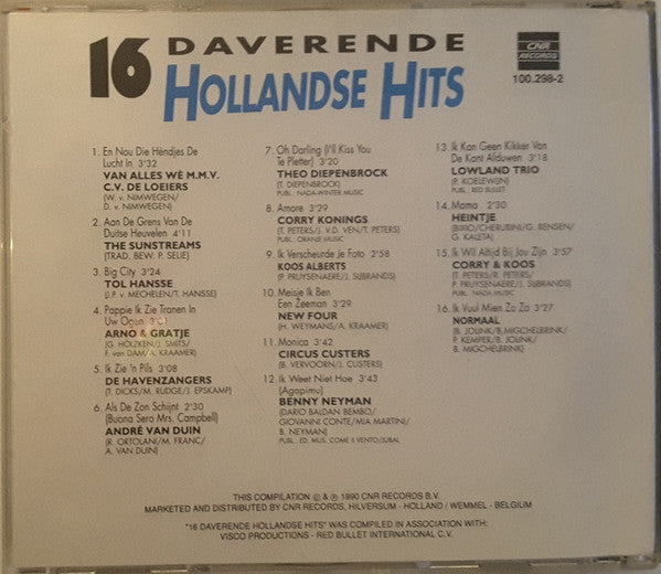 Various : 16 Daverende Hollandse Hits (CD, Comp)