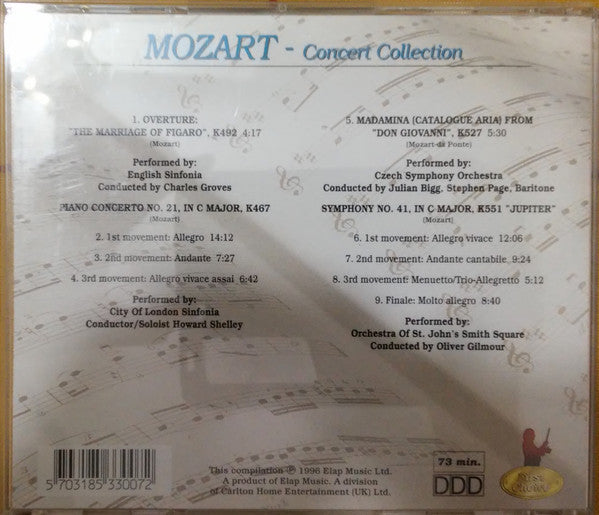 English Sinfonia, City Of London Sinfonia, Czech Symphony Orchestra, The Orchestra Of St. John's : The Marriage Of Figaro / Symphony No. 41 "Jupiter" (CD, Comp)