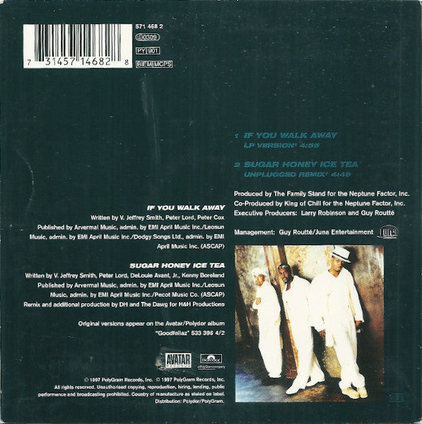 Goodfellaz : If You Walk Away (CD, Single, Car)
