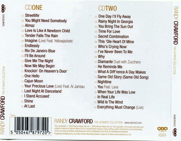 Randy Crawford : The Ultimate Collection (2xCD, Comp)