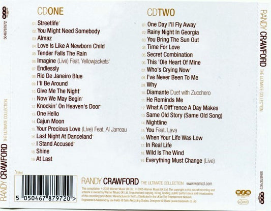 Randy Crawford : The Ultimate Collection (2xCD, Comp)