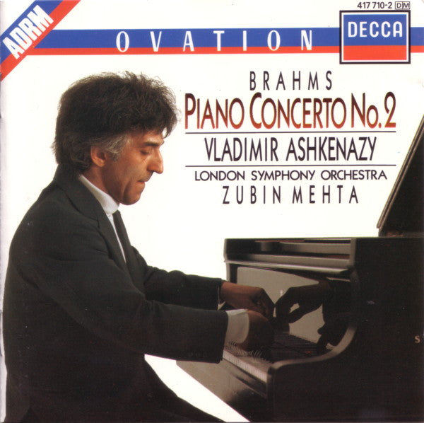 Johannes Brahms, Vladimir Ashkenazy / London Symphony Orchestra / Zubin Mehta : Piano Concerto No.2 (CD, Album, RE, RM)