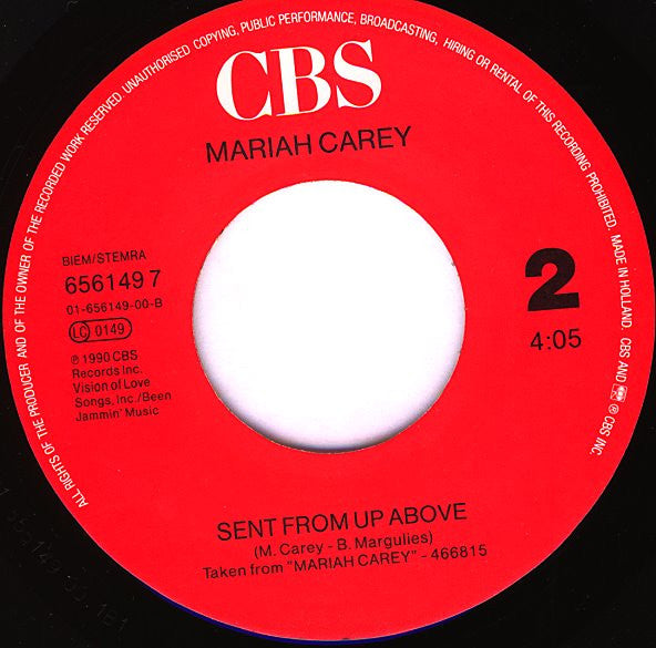 Mariah Carey : Love Takes Time (7", Single)