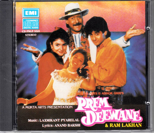 Laxmikant-Pyarelal, Anand Bakshi : Prem Deewane & Ram Lakhan (CD)