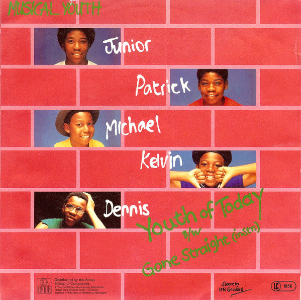 Musical Youth : Youth Of Today (7", Single)