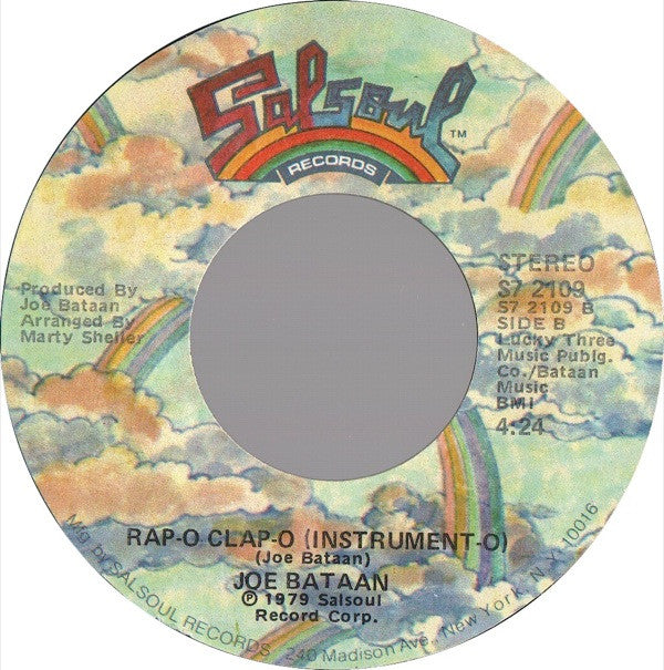 Joe Bataan : Rap-O Clap-O (7", Single)