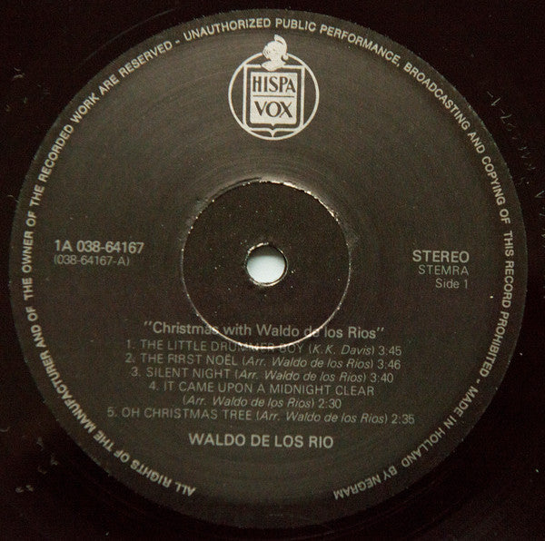 Waldo De Los Rios : Christmas With Waldo De Los Rios (LP)