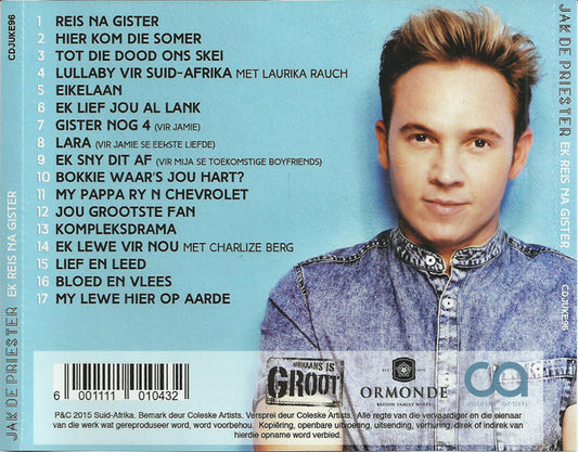Jak de Priester : Ek Reis Na Gister (CD, Album)