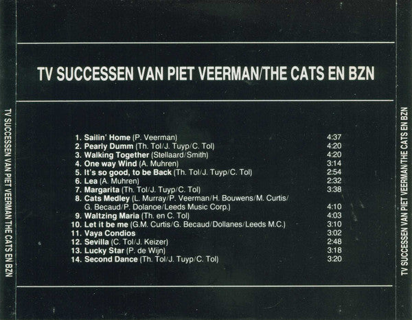 Unknown Artist :  Tv Successen Van Piet Veerman The Cats En BZN (CD, Comp)