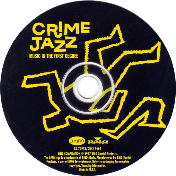 Various : Crime Jazz: Music In The First Degree (CD, Comp, RM)