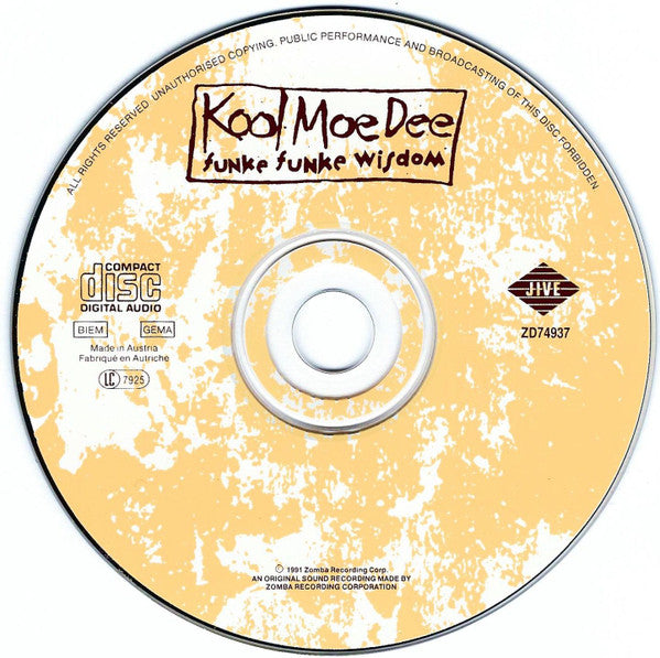 Kool Moe Dee : Funke Funke Wisdom (CD, Album)