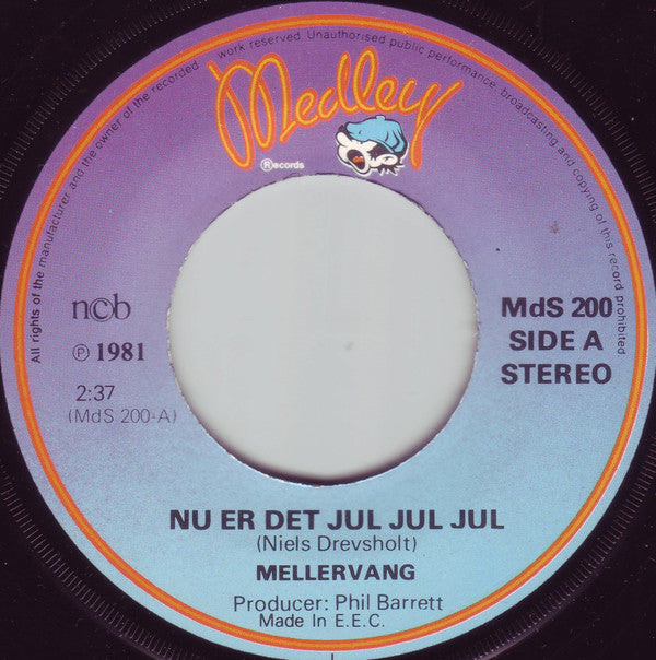 Mellervang : Nu Er Det Jul Jul Jul / London (7", Single)