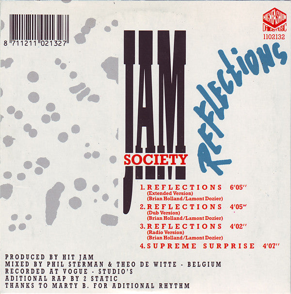 Jam Society Featuring Danella : Reflections (CD, Single)