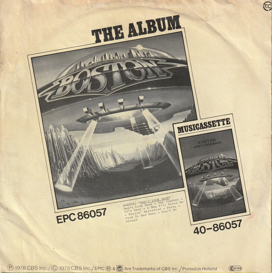 Boston : Don't Look Back (7", Single)