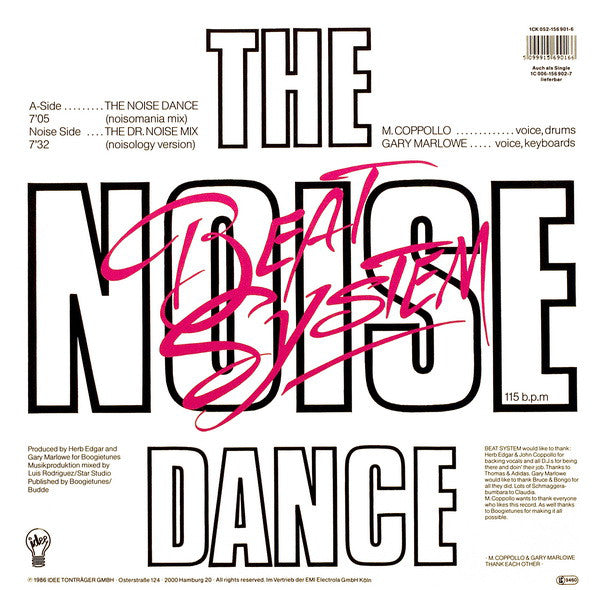 Beat System (7) : The Noise Dance (Special DJ-Mix) (12", Maxi, Ltd, Whi)