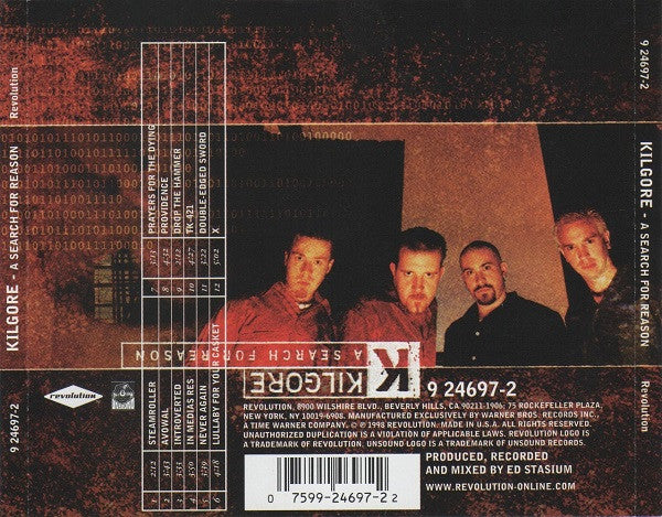 Kilgore : A Search For Reason (CD, Album)