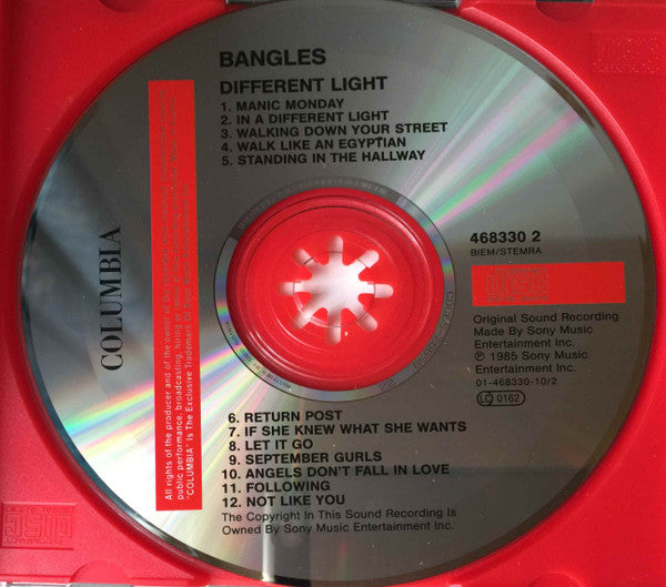 Bangles : Different Light (CD, Album, RE)