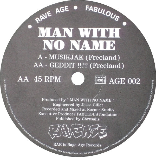 Man With No Name : Musikjak (12")