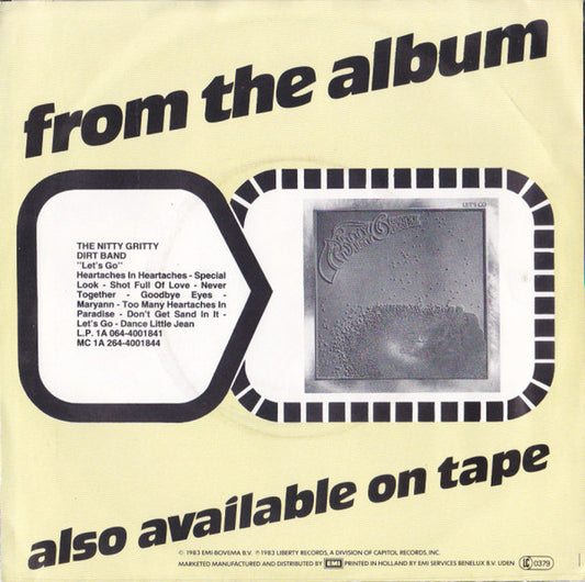 Nitty Gritty Dirt Band : Shot Full Of Love / Let's Go (7", Single)