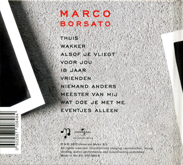 Marco Borsato : Thuis (Limited Edition) (CD, Album, Har)