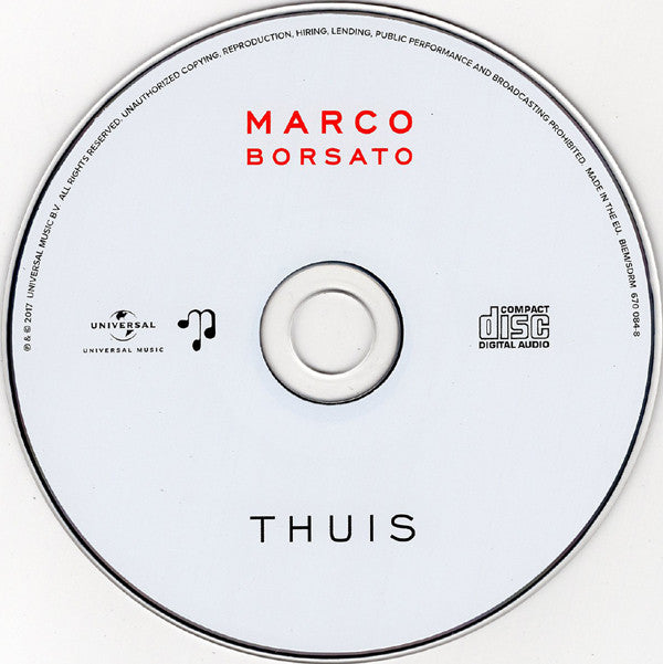 Marco Borsato : Thuis (Limited Edition) (CD, Album, Har)