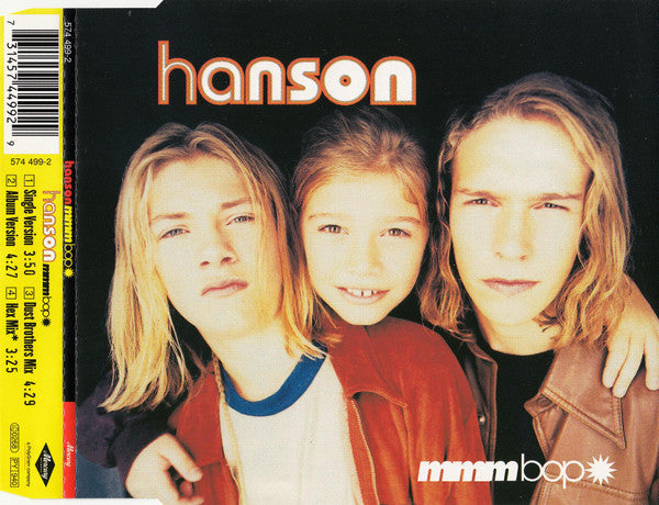 Hanson : Mmm Bop (CD, Single, PMD)