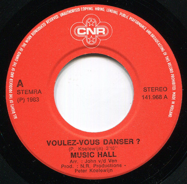 Music Hall : Voulez-Vous Danser? (7", Single)