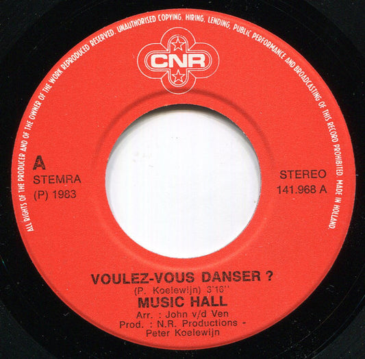 Music Hall : Voulez-Vous Danser? (7", Single)