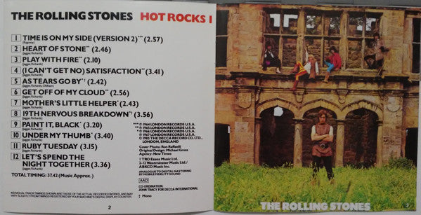 The Rolling Stones : Hot Rocks 1 (CD, Comp, Mono, RE)