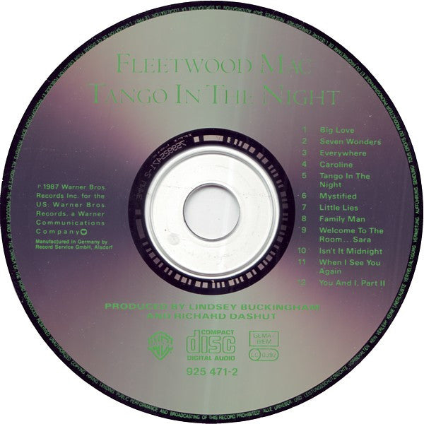 Fleetwood Mac : Tango In The Night (CD, Album, RE)