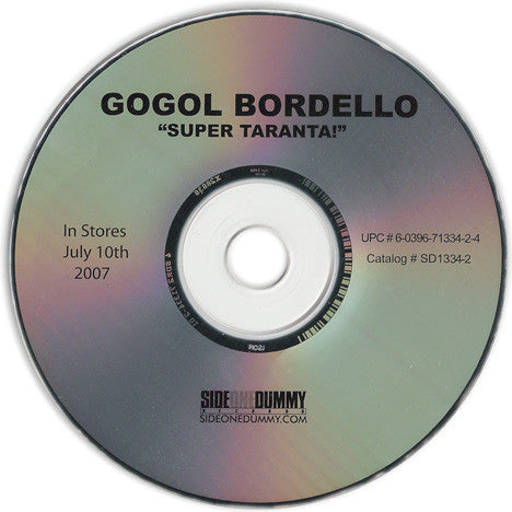 Gogol Bordello : Super Taranta! (CD, Album, Promo)