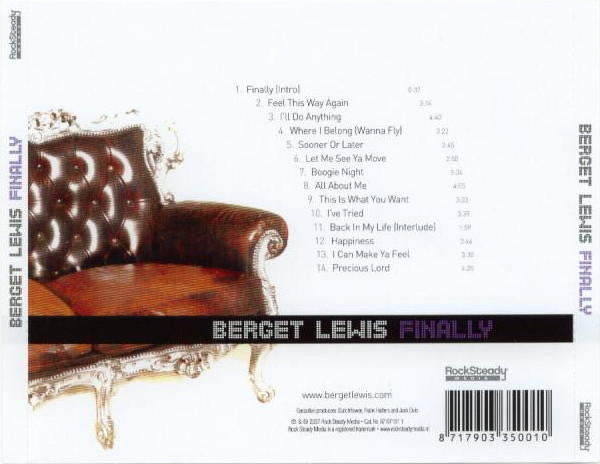 Berget Lewis : Finally (CD, Album)