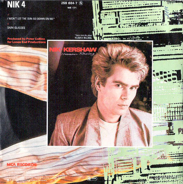 Nik Kershaw : I Won't Let The Sun Go Down On Me (7", Single)