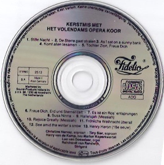 Het Volendams Opera Koor : Kerstmis Met Het Volendams Opera Koor  (CD)