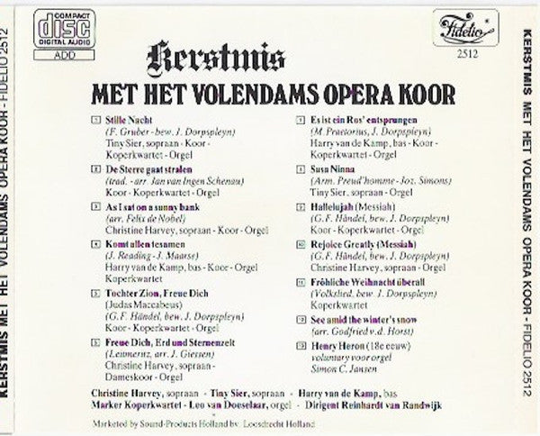 Het Volendams Opera Koor : Kerstmis Met Het Volendams Opera Koor  (CD)