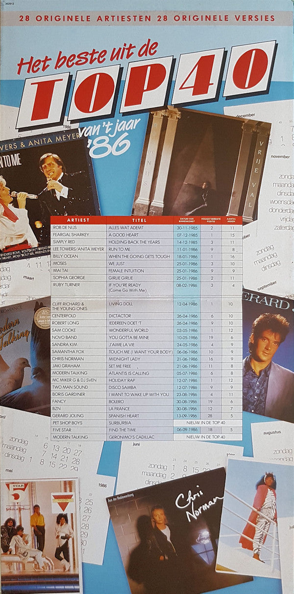 Various : Het Beste Uit De Top 40 Van 't Jaar '86 (2xLP, Comp)