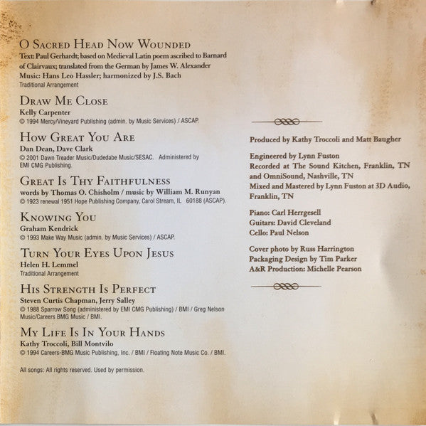 Kathy Troccoli : Draw Me Close (Songs Of Worship) (CD, Album)