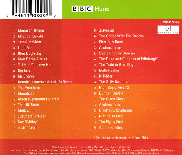 Simon Brint : Monarch Of The Glen (CD, Album)