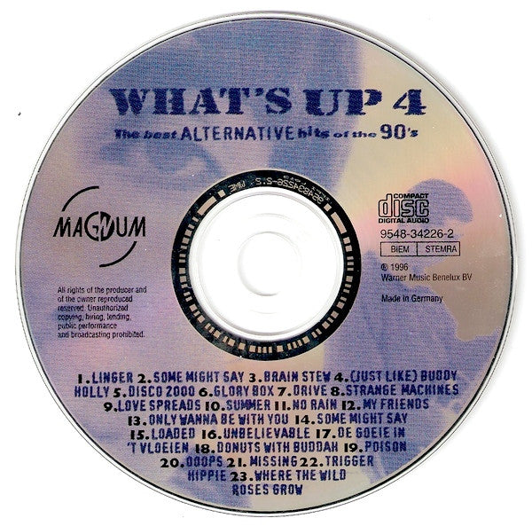 Various : What's Up 4 (The Best Alternative Hits Of The 90's) (CD, Comp)