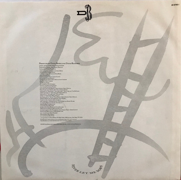 David Bowie : Never Let Me Down (LP, Album)