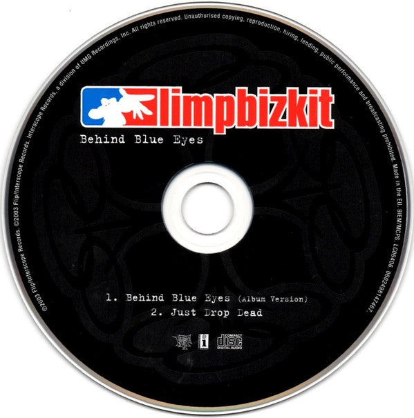 Limp Bizkit : Behind Blue Eyes (CD, Single, RE, Car)
