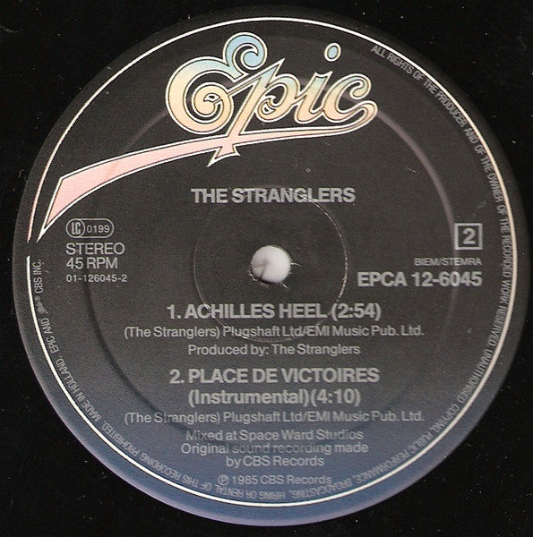 The Stranglers : Let Me Down Easy (12", Maxi)